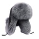 thumbnail image 4 of Gorro de invierno con protección auditiva, gorro Ushanka para correr al aire libre y motocicleta. gris, 4 of 7