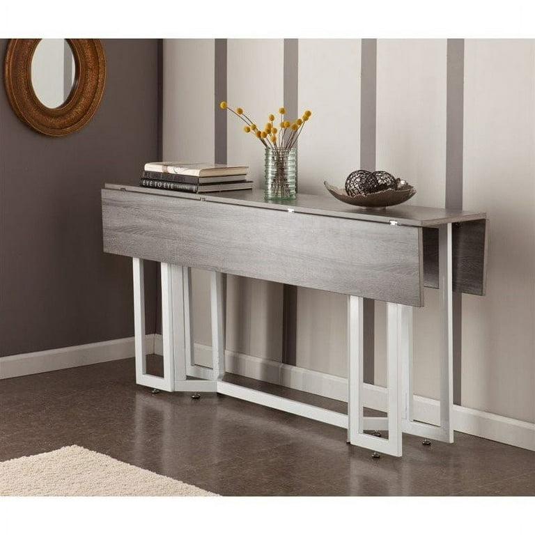 Holly Martin Driness Drop Leaf Table Weathered Gray