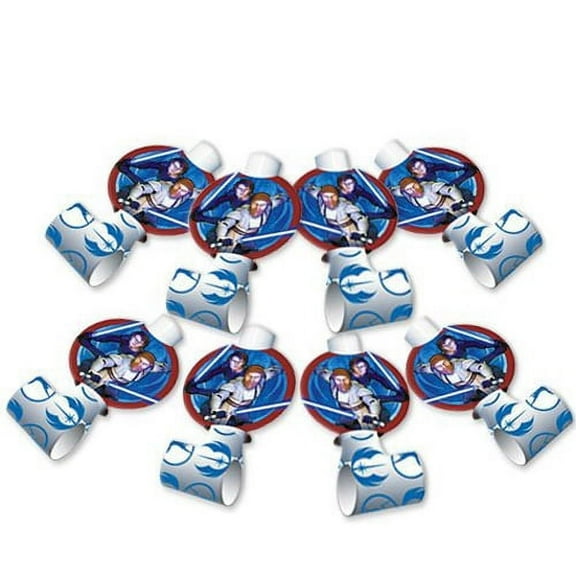 Star Wars 'The Clone Wars' Party Blowouts / Favors (8ct)