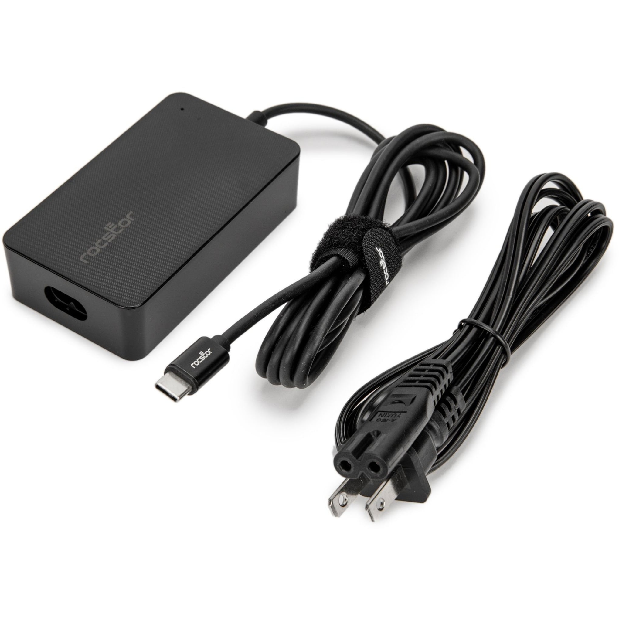 Rocstor 65W Smart USB-C Laptop Power Adapter Charger - Compatible and perfect fit for Dell&trade;,HP&reg;,Lenovo&reg;,Microsoft&reg; Surface&reg; (23W,24W,36W,44W,65W) Power Supply,Apple&reg; MacBo...