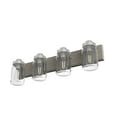 thumbnail image 5 of Hunter - Devon Park 4-light Brushed Nickel, Medium Size Vanity Light, Dimmable, Rustic Style, for Bedrooms, Dining, Living Rooms - 48022, 5 of 8
