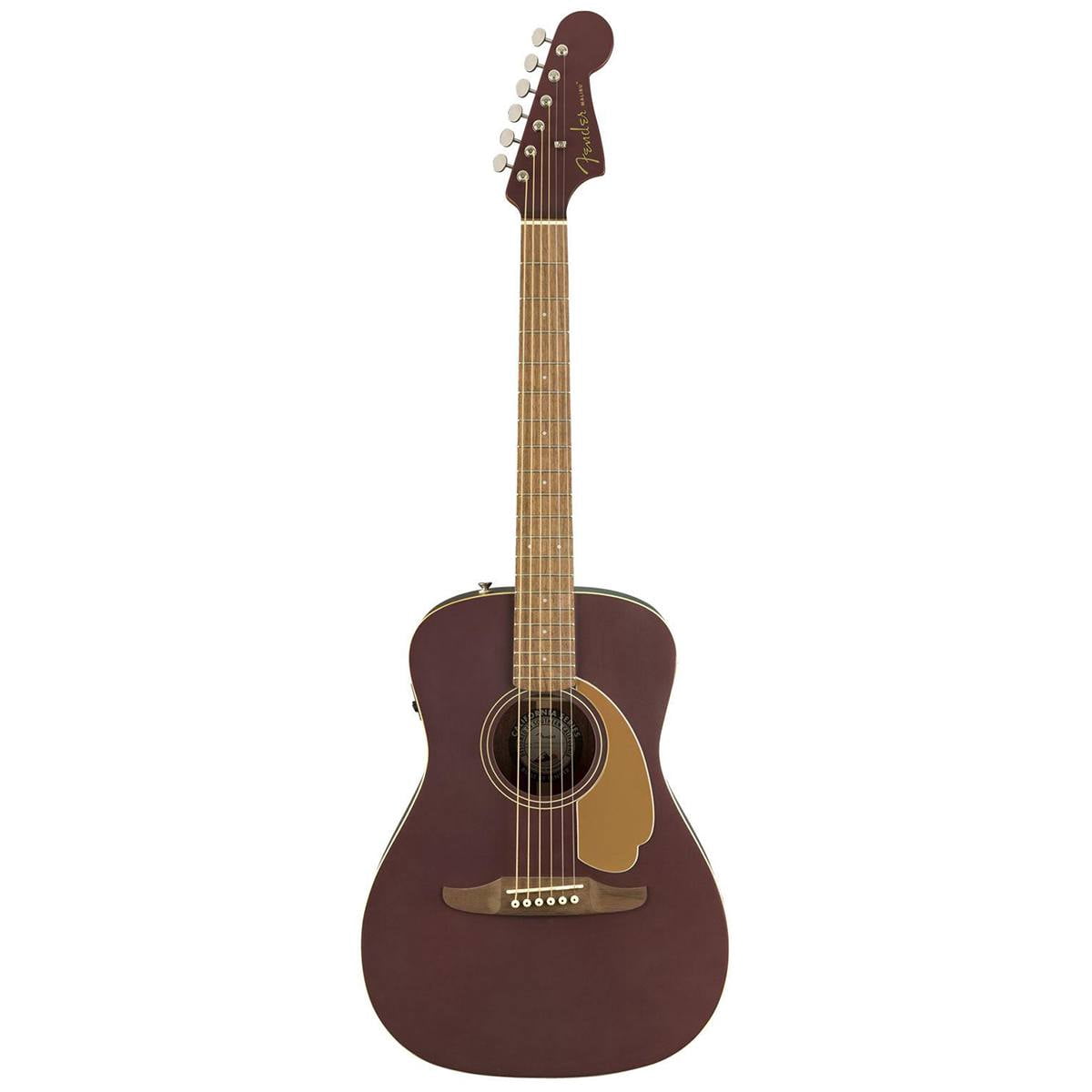 Fender Malibu Player 6-String Acoustic Guitar (Right-Hand, Burgundy Satin)