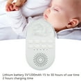 thumbnail image 4 of Music Sleep Sound Machine,10 Natural Sounds 2 Lullabies Night Light Function USB Rechargeable Portable Music Sleep Aid Machine for Adults Babies Lullaby Travel Home, 4 of 9