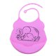 thumbnail image 3 of Babero impermeable para pequeños Baberos infantiles de silicona impermeables ajustables de 2 piezas con gran enrollado, 3 of 9