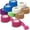 Multicolor, variant on MEDca Self-Adherent Cohesive Wrap Bandages 1" x 5 Yds, 12-Pack, Rainbow