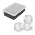 thumbnail image 3 of Tovolo King Cube Ice Tray w/ Lid Charcoal, 3 of 4