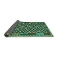thumbnail image 2 of Ahgly Company Indoor Rectangle Southwestern Turquoise Blue Country Area Rugs, 6' x 9', 2 of 4