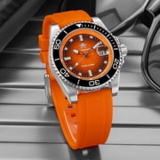 ADDIESDIVE Professional Dive Watch for Men - 200M Water Resistance, Ceramic Bezel, Luminous, 41mm Japanese Quartz Watch for Swimming, Diving and Outdoor Adventure