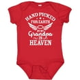 thumbnail image 3 of Inktastic Handpicked for Earth by My Grandpa in Heaven Angel Wings Boys or Girls Baby Bodysuit, 3 of 5