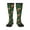 3 Black, variant on Xecao Vintage Santa Skiing Green Plaid Print Compression Socks for Both Men And Women for Running, Travel, Flight, Nurse