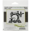 Die-Versions Whispers Die, Vintage Sewing Machine, 3.9375" x 2.9375"