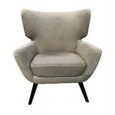 Ramsey Upholstered Lounge Chair in Gray Fabric