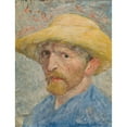 thumbnail image 3 of Vincent van Gogh 15x18 Black Modern Framed Museum Art Print Titled - Self-Portrait (1887), 3 of 5