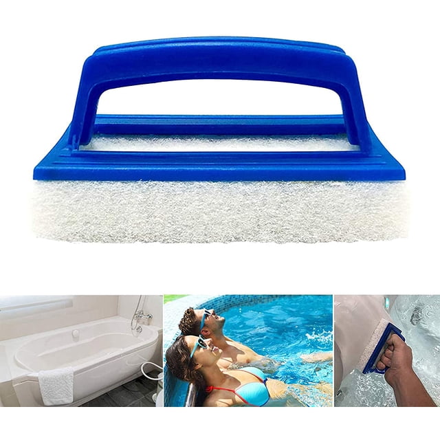 Cepillo de esponja de 2 piezas, línea de agua, cepillo de limpieza de piscina, cepillo de plástico para piscina, cepillo de pared para suelo, cepillo para piscina, línea de agua para piscina ShuxiuWang 8390606644800
