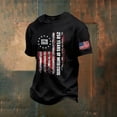 thumbnail image 2 of WAYUTE Mens 250th Anniversary USA Shirt National Flag Colors Graphic Crewneck Tee with Texture Print Casual Blend Top 4th of July T-Shirts, 2 of 3