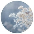 thumbnail image 3 of Ryvnso Snowflake in Winter Round Plate Mats Dining Table Placemat Set of 4 for Holiday Decoration, 3 of 7