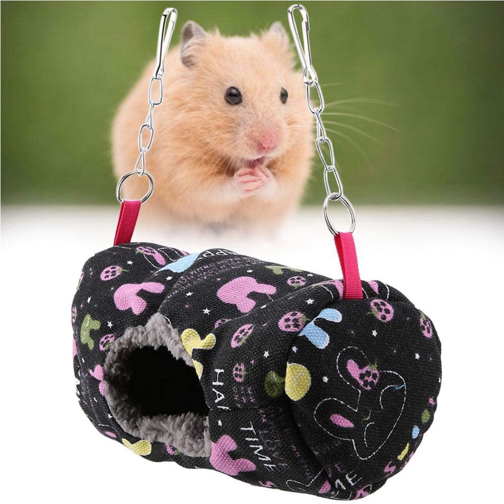 9 * 9.5 * 19cm-Black Rabbit Cat Tunnel Tube Toy Indoor Outdoor Tunnels Playing Toys Small Animal Cave Spelunk Exercise Tube Plaything Accessory for Puppy Rabbits Hamsters Cats Dogs