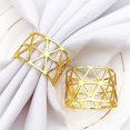 thumbnail image 2 of Napkin Rings, Gold Napkin Rings Set Of 12, Holiday Napkin Holders For Dining, Thanksgiving, Party Of Table Setting, 2 of 5