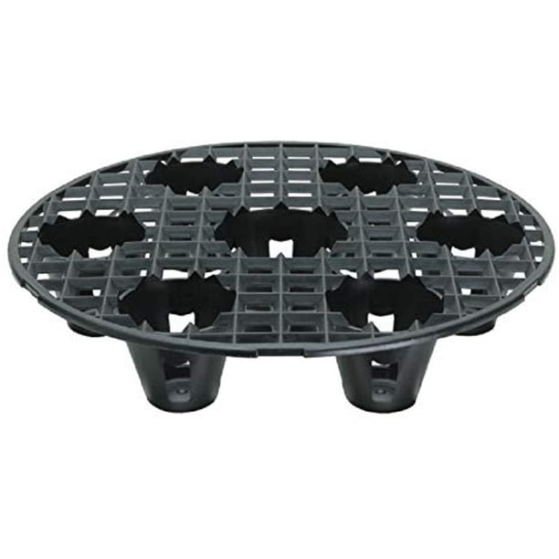 Grow1 13Inch Pot Elevators for Plants Plastic Fabric Pots Elevator Saucer Riser Tray Stand