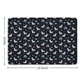 thumbnail image 5 of Blue Cartoon Unicorn Rainbow Heart Cloud Flannel Non Slip Door Rugs,Washable Door Mats Indoor,Decorative Door Mats,Dirt-Resistant and Absorbent Doormat for Entrance,Bedroom,Kitchen,Bathroom,23.5"x16", 5 of 5