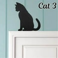 thumbnail image 2 of Halloween Black Cat Door Frame Corner Signs, Fun Household Decoration for Mom's Gifts, 2 of 6