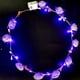 thumbnail image 1 of Corona emisora de luz con aro de espuma y flores LED de 10 luces, 1 of 1