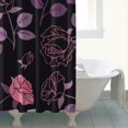 thumbnail image 5 of Waterproof Pioneer Shower Curtain 84x72 Inch Polyester Unique Colorful Floral Shower Curtain for Bathroom Hotel Home Decor with 12 Plastic Hooks, 5 of 5