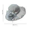 thumbnail image 3 of Under $1 PEONAVET Beach Hat Tea Party Accessories for Women Hats for Women, 3 of 6