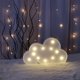 thumbnail image 4 of GUOCHENG luz de noche LED en forma de nube, funciona con pilas, lámpara de mesa decorativa para la habitación del bebé, niños, accesorios de fiesta (blanco) Afortunado Sencillez, 4 of 5