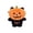 A002- Black, variant on Halloween Plush Pumpkin Cat Stuffed Animal Colorful Halloween Decor for Home Party Gifting Soft Orange Plush