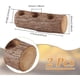 thumbnail image 2 of 2 portavelas de madera largos con 3 agujeros para velas de té, 2 of 5