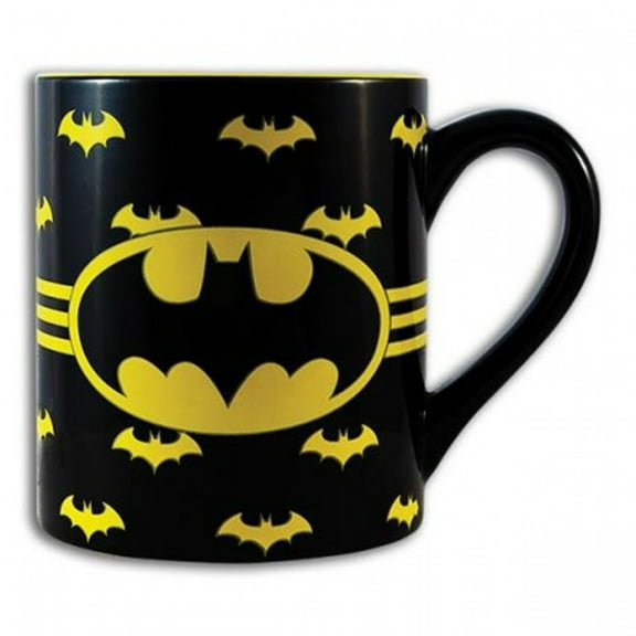 DC Comics Batman Logo Ceramic Mug | Holds 14 Ounces