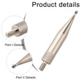 thumbnail image 2 of Point de Contact pour Indicateur de Cadran Outil Boule de Carbure M2.5 Tige de Filetage 30Mm Long 1.5Mm, 2 of 10