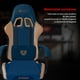 thumbnail image 5 of Silla Gamer BALAM RUSH POWER RUSH V2 Ergonomica Reclinable Azul - Camel BR-944496 Comodidad duradera y estilo único, 5 of 6