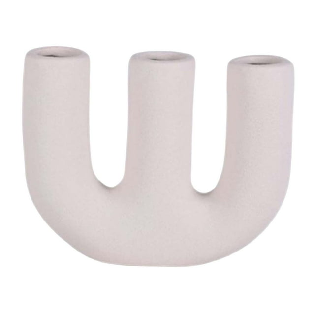 Jarrón de Arte Creativo, Mesa Decorativa Moderna, Accesorios de Cerámica, Contenedor, , Adorno, Centro de Mesa, Regalo, Decoración de Escritorio , Gris claro perfecl Jarrón Nórdico