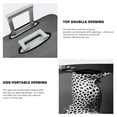 thumbnail image 4 of Goofa Monochrome Leopard Horse Pattern Luggage Covers For Suitcase,Suitcase Cover Protector Fit 18-32 Inch Luggage-Large, 4 of 9