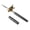 Black, variant on Xirurus Miniature Pen Fishing Rod & Reel Combo, Telescoping Pocket Size Portable Fishing Pole for Adults & Teens, Ultra Light Spinning Setup for Freshwater Saltwater Travel Outdoor Fishing, Gold