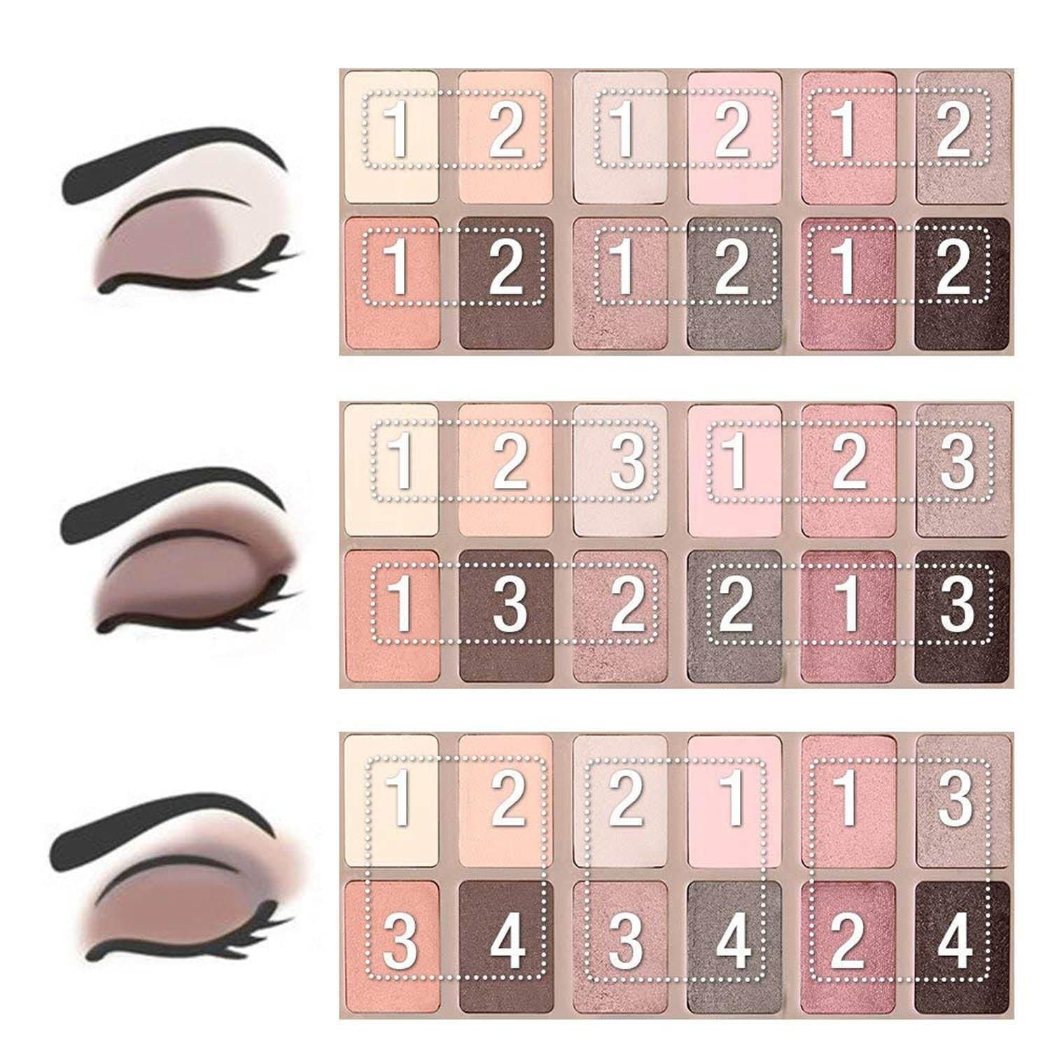 Maybelline New York Palette de fard à paupières The Blushed Nudes 12 nuances