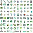 thumbnail image 2 of Pegatinas Pegatinas de Protección Ambiental, 100 Piezas Pegatinas del Día de la Tierra para Botellas de Agua, Papelería, Bicicletas, 2 of 5