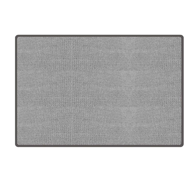 Estera de Alimentación de Mascotas, estera rascadora, mantel individual para comida de perro, prevención de derrames de alimentos, lavable, protege pi gris S