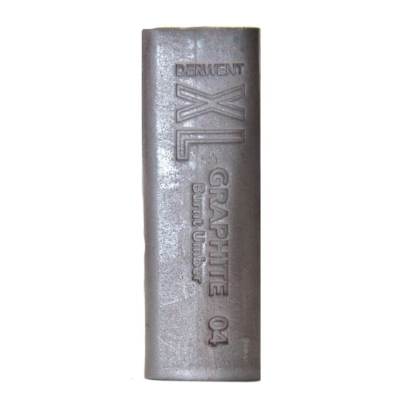 XL Graphite Blocks burnt umber, each (pack of 4)