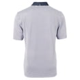 thumbnail image 3 of Men's Cutter & Buck Navy/White Reno Aces Virtue Eco Pique Micro Stripe Recycled Polo, 3 of 3