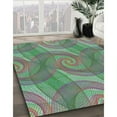 thumbnail image 2 of Ahgly Company Indoor Square Patterned Gray Abstract Area Rugs, 3' Square, 2 of 6