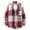 Red, variant on jjayotai Mens Tops Clearance Men's Fall Plaid Flannel Shirts Long Sleeve Regular Fit Button Down Causal Loose Shirts