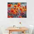 thumbnail image 2 of Nawypu Abstract Red Poppies Canvas Painting Modern Abstract Wall Art Red Flowers Posters and Prints Wall Decor Wall Artwork Home Decor Office Kitchen Wall Decoration for Home Classroom Office, 2 of 4
