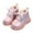 Pink, variant on Girls Glitter Ankle Boots Lace Up Water-proof Side Zipper Combat Bootits for Toddler Kids