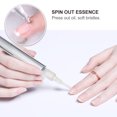 thumbnail image 2 of 5 bolígrafos vacíos de esmalte de uñas de 3 ml con punta de cepillo, tubo de aluminio, aplicadores cosméticos, contenedor (plateado), 2 of 6