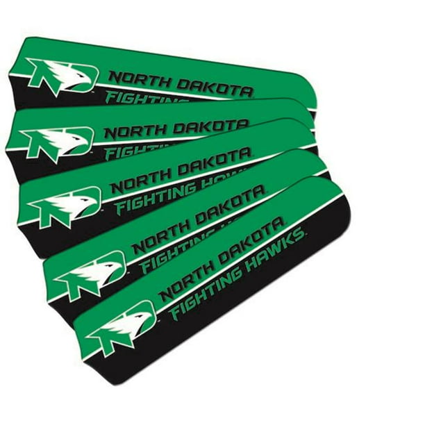 Ceiling Fan Designers 7990UND 52 in. New NCAA North Dakota Fighting Hawks Ceiling Fan Blade Set