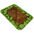 thumbnail image 2 of Rectangle Carpet, Anti-Slip Water Absorbant Door Mat Anti-Slip Floor Mat, Decorative Carpet, Decorative Green Leaf Pattern For Living Room Bedroom, 2 of 8