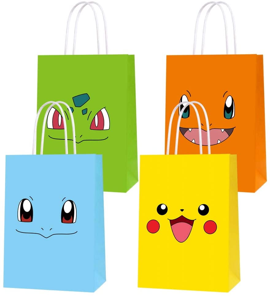 Includes 4 Styles Printed Ideal for Kids Teens Video Game Party Favors Decorations Among Us Party Supplies 12 PCS Party Favor Goodie Gift Bags for Among Us Theme Birthday Party 